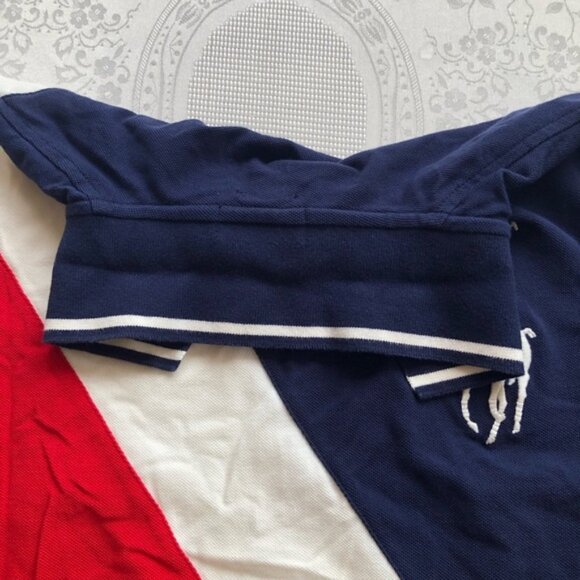 Polo Ralph Lauren Big Pony Rugby Shirt Men’s Size L Red/White/Blue Costomer-Fit - Picture 5 of 16